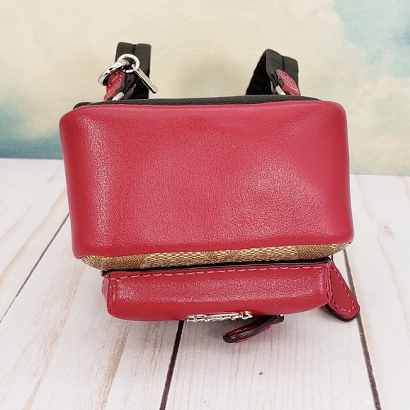 COACH Mini Backpack Keychain Bag Charm - Picture 7 of 8